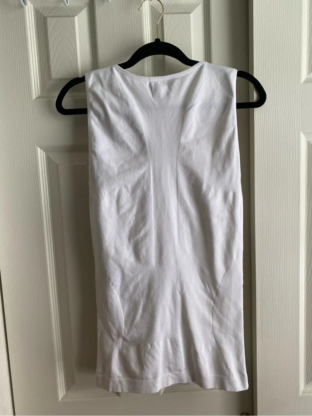 Men's White Compression Tank Top